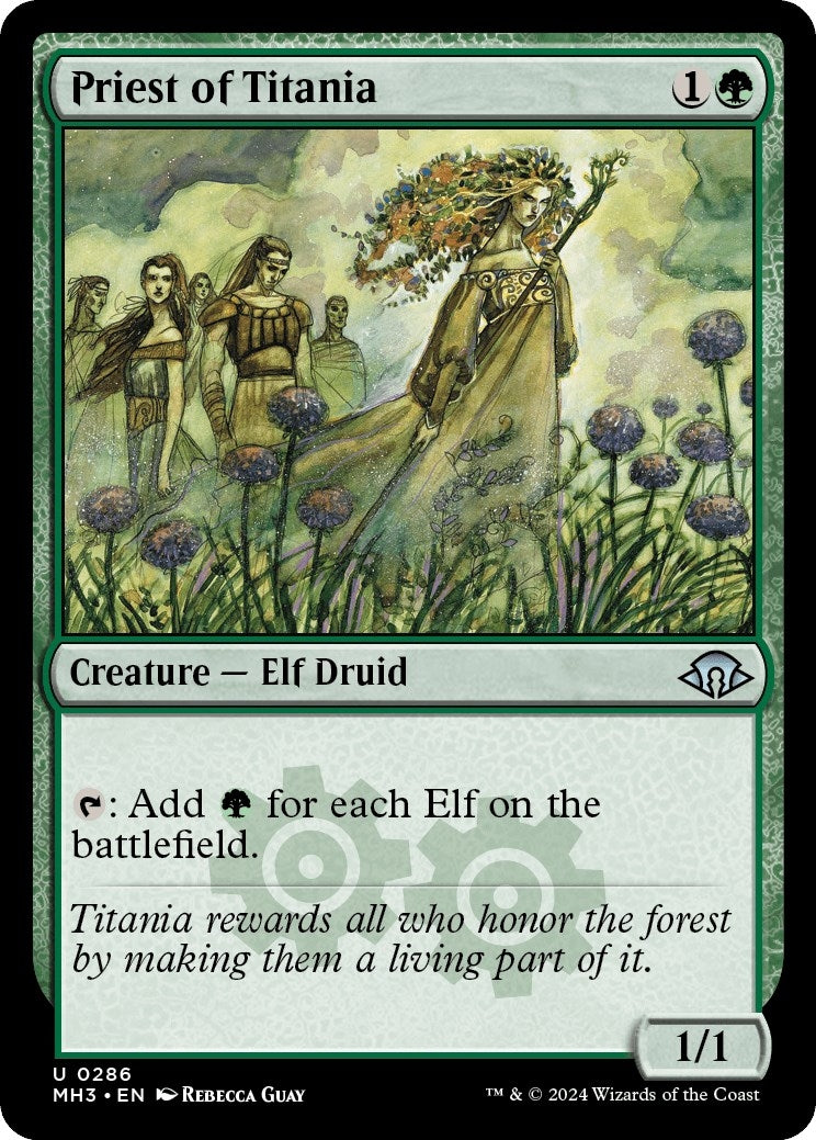 Image for Priest of Titania (Modern Horizons 3) (286) - Magic: The Gathering