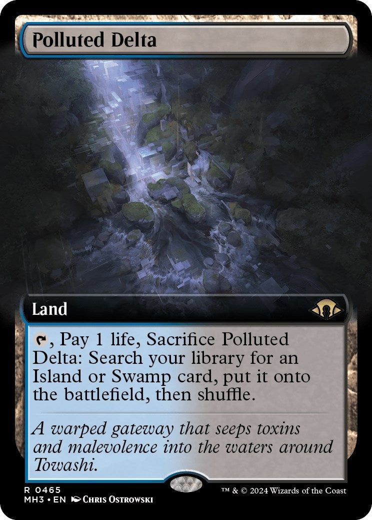 Image for Polluted Delta (Extended Art) (Modern Horizons 3) (465) - Magic: The Gathering