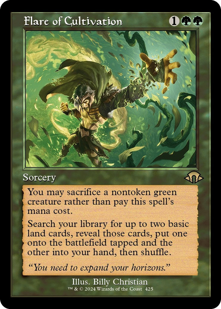 Image for Flare of Cultivation (Retro Frame) (Modern Horizons 3) (425) - Magic: The Gathering
