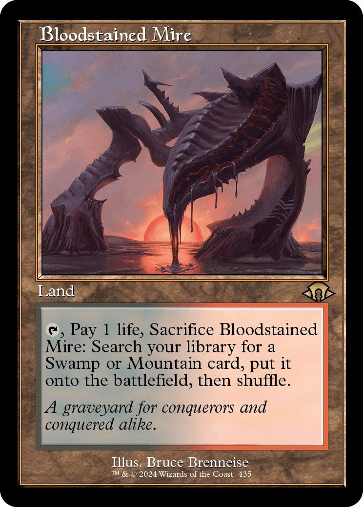 Image for Bloodstained Mire (Retro Frame) (Modern Horizons 3) (435) - Magic: The Gathering