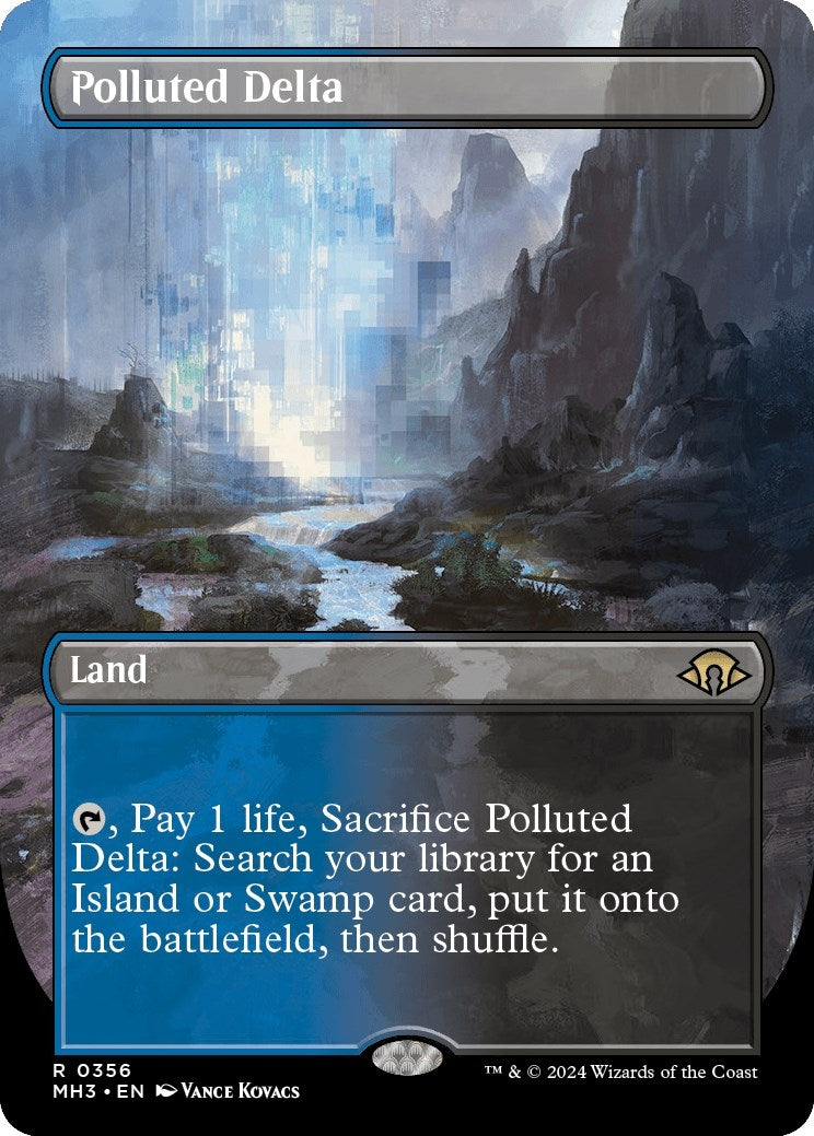 Image for Polluted Delta (Borderless) (Modern Horizons 3) (356) - Magic: The Gathering
