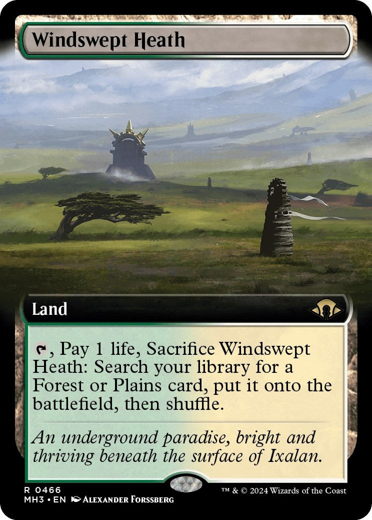 Image for Windswept Heath (Extended Art) (Modern Horizons 3) (466) - Magic: The Gathering