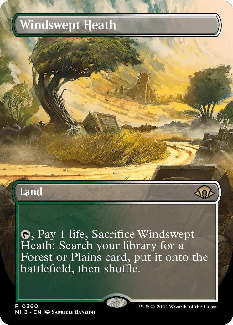 Image for Windswept Heath (Borderless) (Modern Horizons 3) (360) - Magic: The Gathering