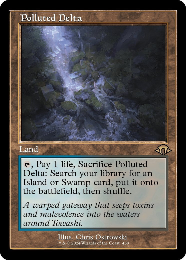 Image for Polluted Delta (Retro Frame) (Modern Horizons 3) (438) - Magic: The Gathering