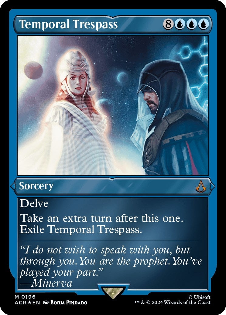 Image for Temporal Trespass (Foil Etched) (Universes Beyond: Assassin's Creed) (196) - Magic: The Gathering