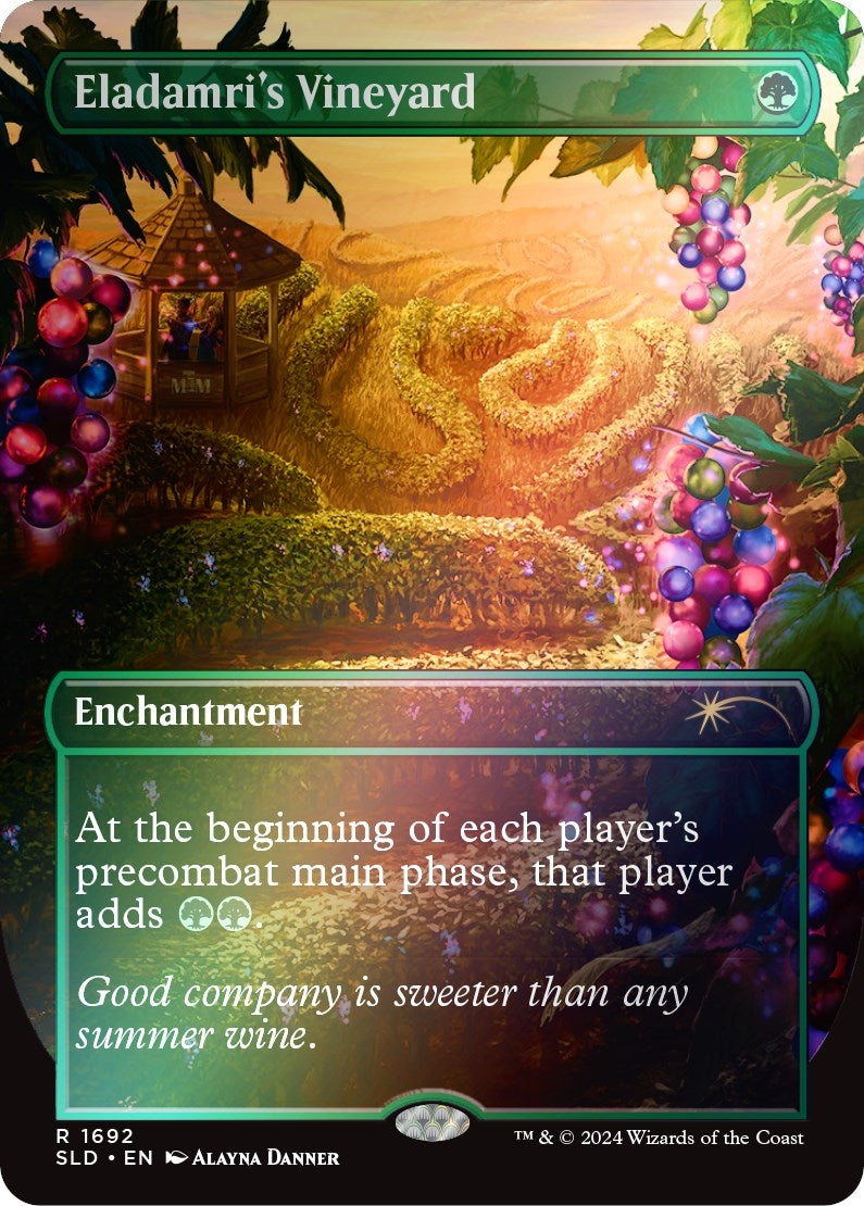 Image for Eladamri's Vineyard (Rainbow Foil) (Secret Lair Drop Series) (1692) - Magic: The Gathering