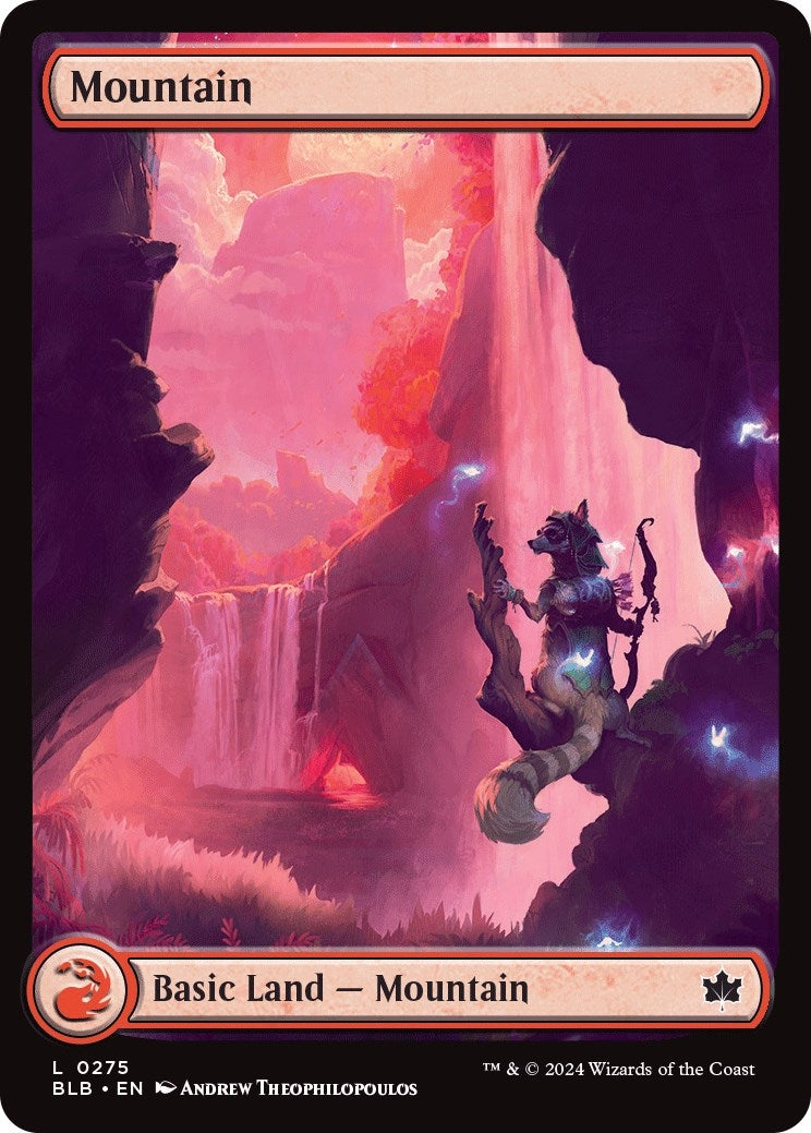 Image for Mountain (0275) (Bloomburrow) (275) - Magic: The Gathering