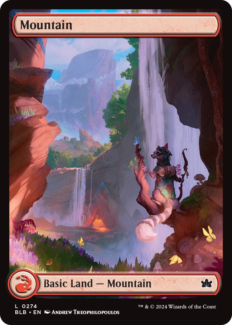 Image for Mountain (0274) (Bloomburrow) (274) - Magic: The Gathering