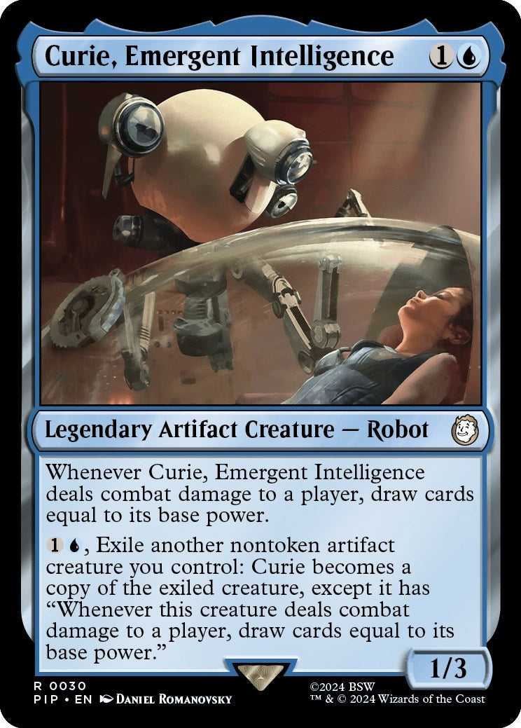 Image for Curie, Emergent Intelligence (Universes Beyond: Fallout) (30) - Magic: The Gathering