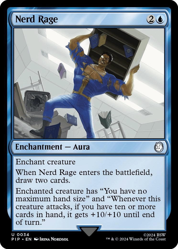 Image for Nerd Rage (Universes Beyond: Fallout) (34) - Magic: The Gathering
