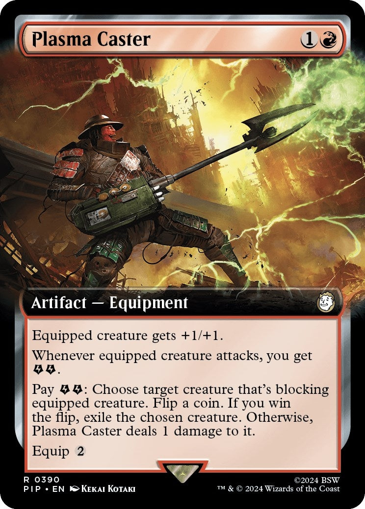 Image for Plasma Caster (Extended Art) (Universes Beyond: Fallout) (390) - Magic: The Gathering