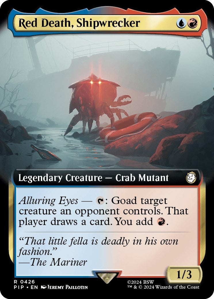 Image for Red Death, Shipwrecker (Extended Art) (Universes Beyond: Fallout) (426) - Magic: The Gathering