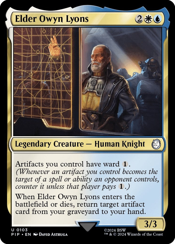 Image for Elder Owyn Lyons (Universes Beyond: Fallout) (103) - Magic: The Gathering