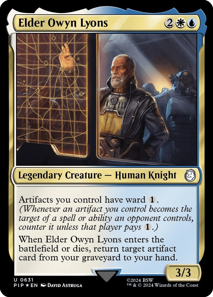 Image for Elder Owyn Lyons (Surge Foil) (Universes Beyond: Fallout) (631) - Magic: The Gathering