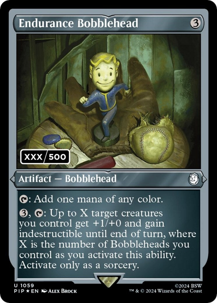 Image for Endurance Bobblehead (Serial Numbered) (Universes Beyond: Fallout) (1059) - Magic: The Gathering