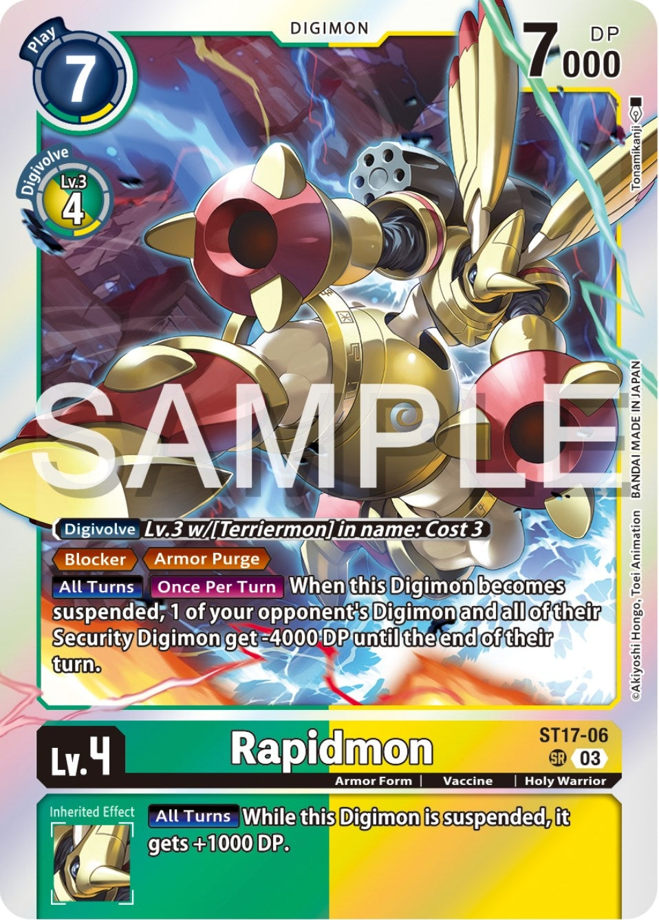 Image for Rapidmon - ST17-06 (ST-17) (ST17-06 SR) - Digimon Card Game