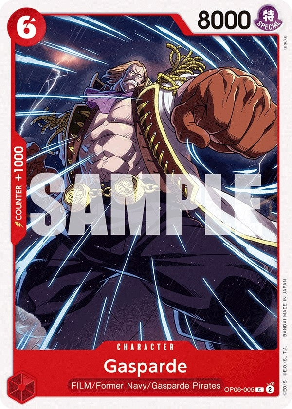 Image for Gasparde (Wings of the Captain) (OP06-005) - One Piece Card Game