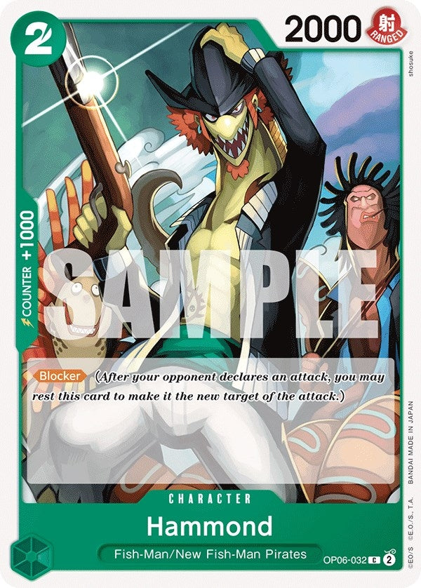 Image for Hammond (Wings of the Captain) (OP06-032) - One Piece Card Game
