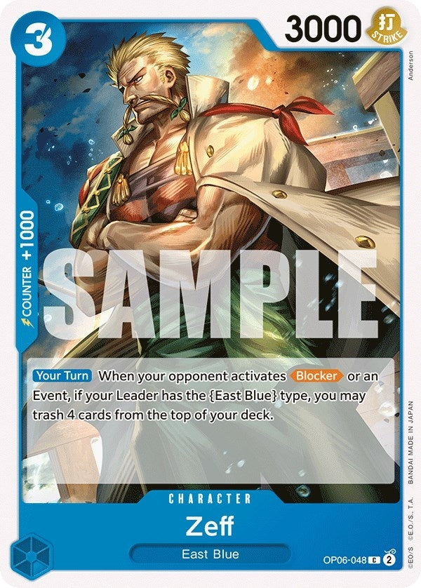 Image for Zeff (Wings of the Captain) (OP06-048) - One Piece Card Game