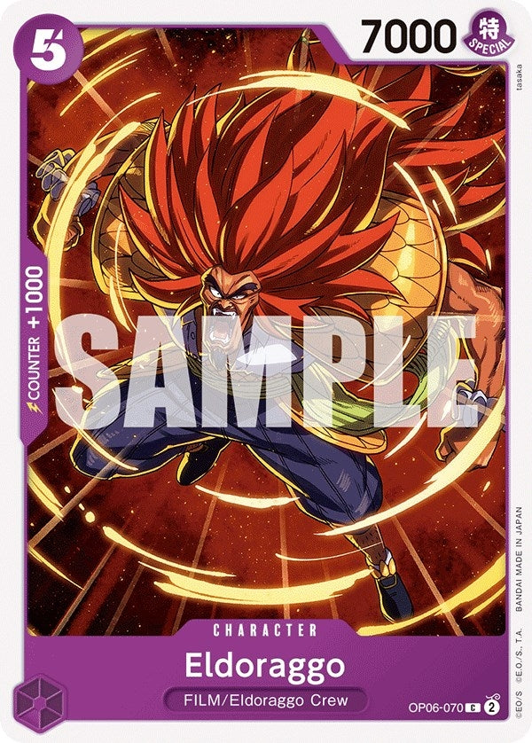 Image for Eldoraggo (Wings of the Captain) (OP06-070) - One Piece Card Game