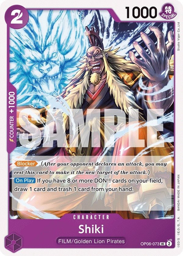 Image for Shiki (Wings of the Captain) (OP06-073) - One Piece Card Game