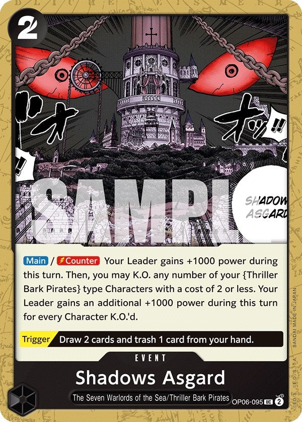 Image for Shadows Asgard (Wings of the Captain) (OP06-095) - One Piece Card Game