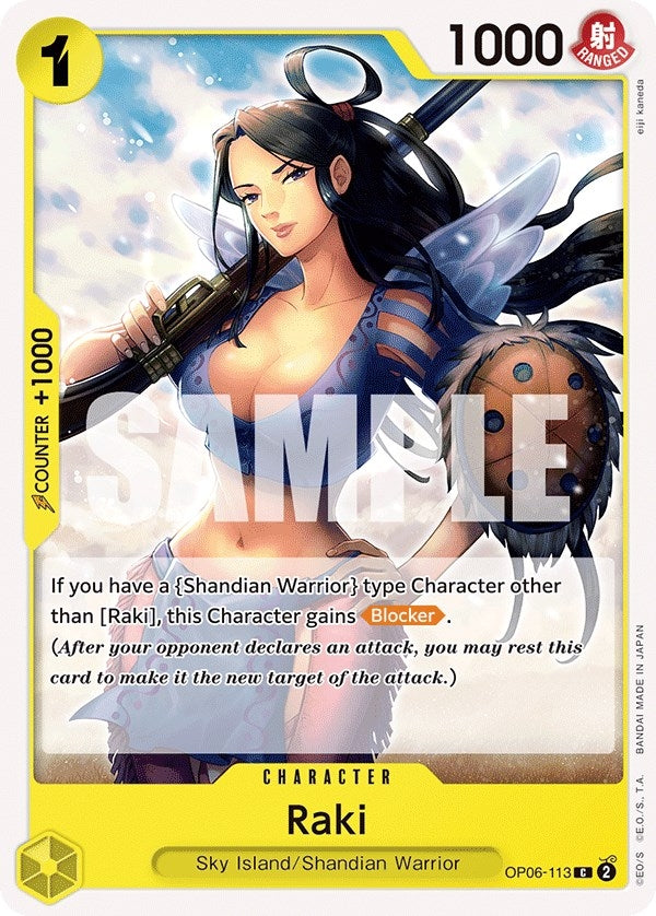 Image for Raki (Wings of the Captain) (OP06-113) - One Piece Card Game