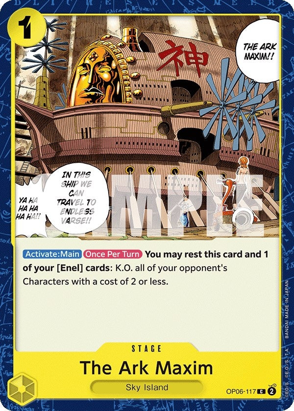Image for The Ark Maxim (Wings of the Captain) (OP06-117) - One Piece Card Game