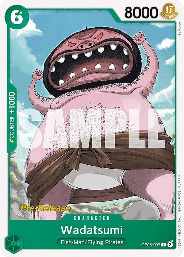 Image for Wadatsumi (Wings of the Captain Pre-Release Cards) (OP06-037) - One Piece Card Game