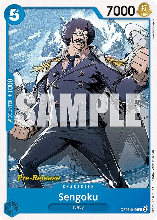 Image for Sengoku (Wings of the Captain Pre-Release Cards) (OP06-049) - One Piece Card Game