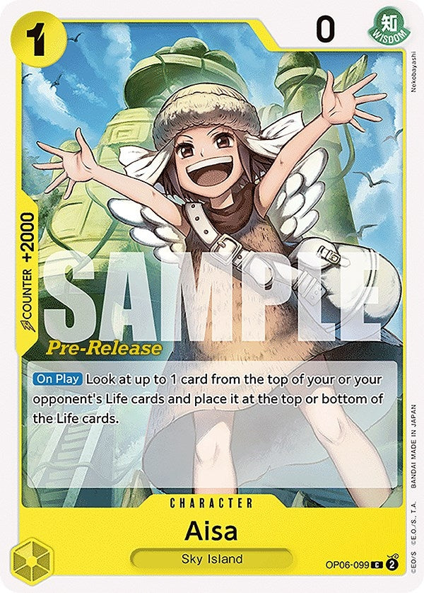 Image for Aisa (Wings of the Captain Pre-Release Cards) (OP06-099) - One Piece Card Game