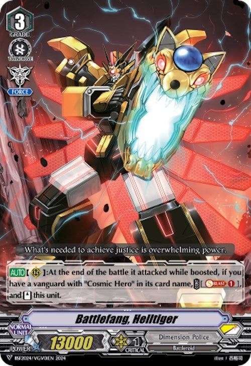 Image for Battlefang Helltiger (Spring Fest 2024) (Bushiroad Event Cards) (BSF2024/VGV01EN) - Cardfight Vanguard