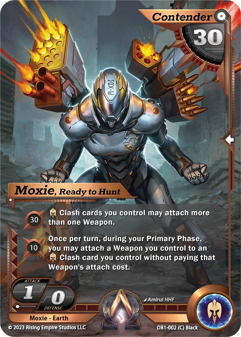 Image for Moxie, Ready to Hunt (Year of the Dragon) (DB1-002) - Alpha Clash