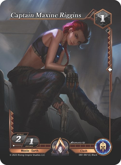 Image for Captain Maxine Riggins (Year of the Dragon) (DB1-007) - Alpha Clash