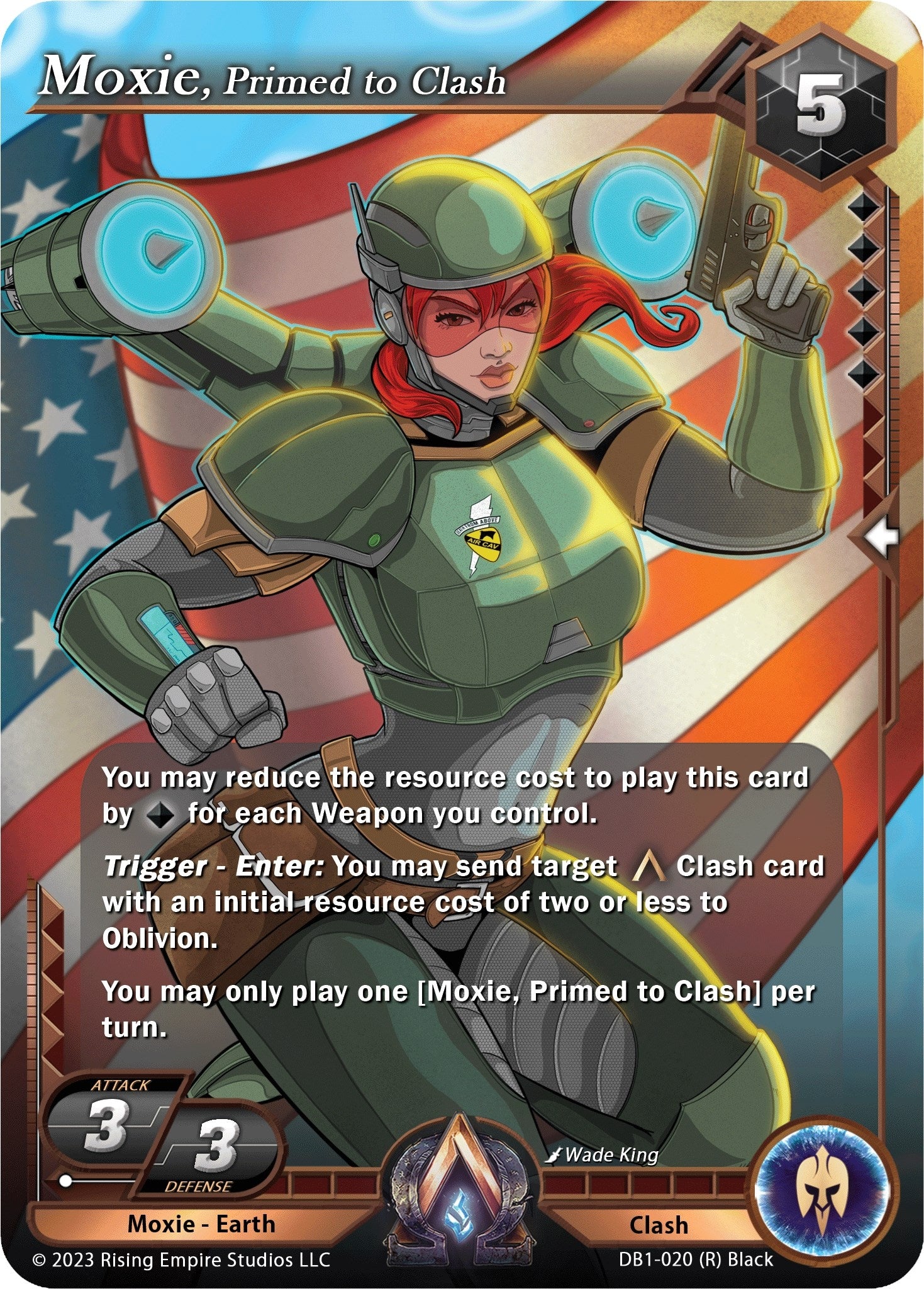 Image for Moxie, Primed to Clash (Year of the Dragon) (DB1-020) - Alpha Clash
