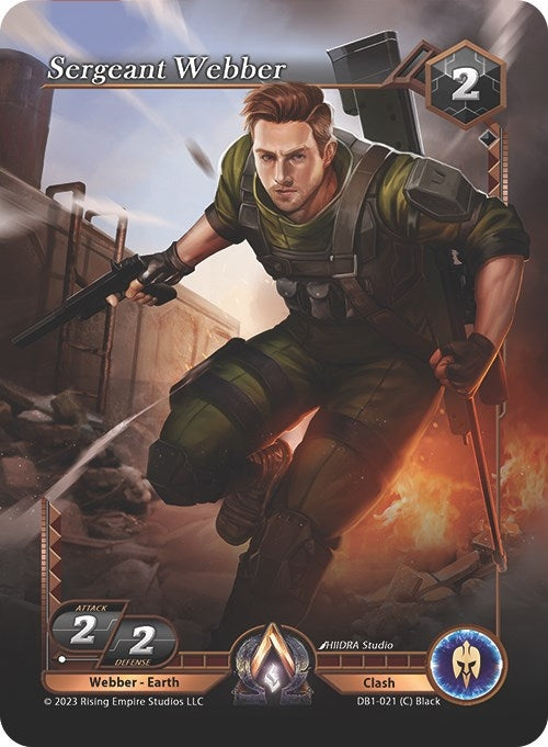 Image for Sergeant Webber (Year of the Dragon) (DB1-021) - Alpha Clash