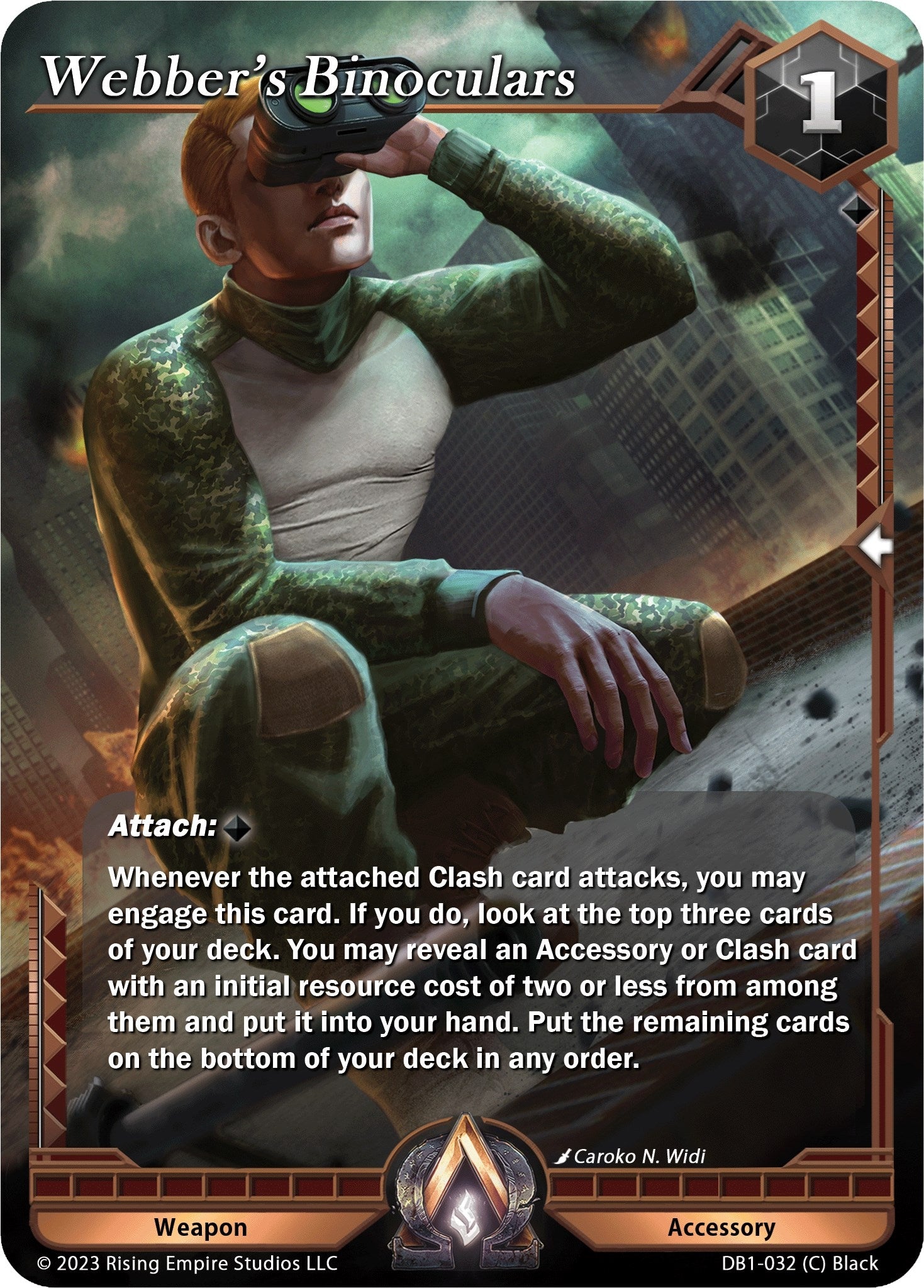 Image for Webber's Binoculars (Year of the Dragon) (DB1-032) - Alpha Clash