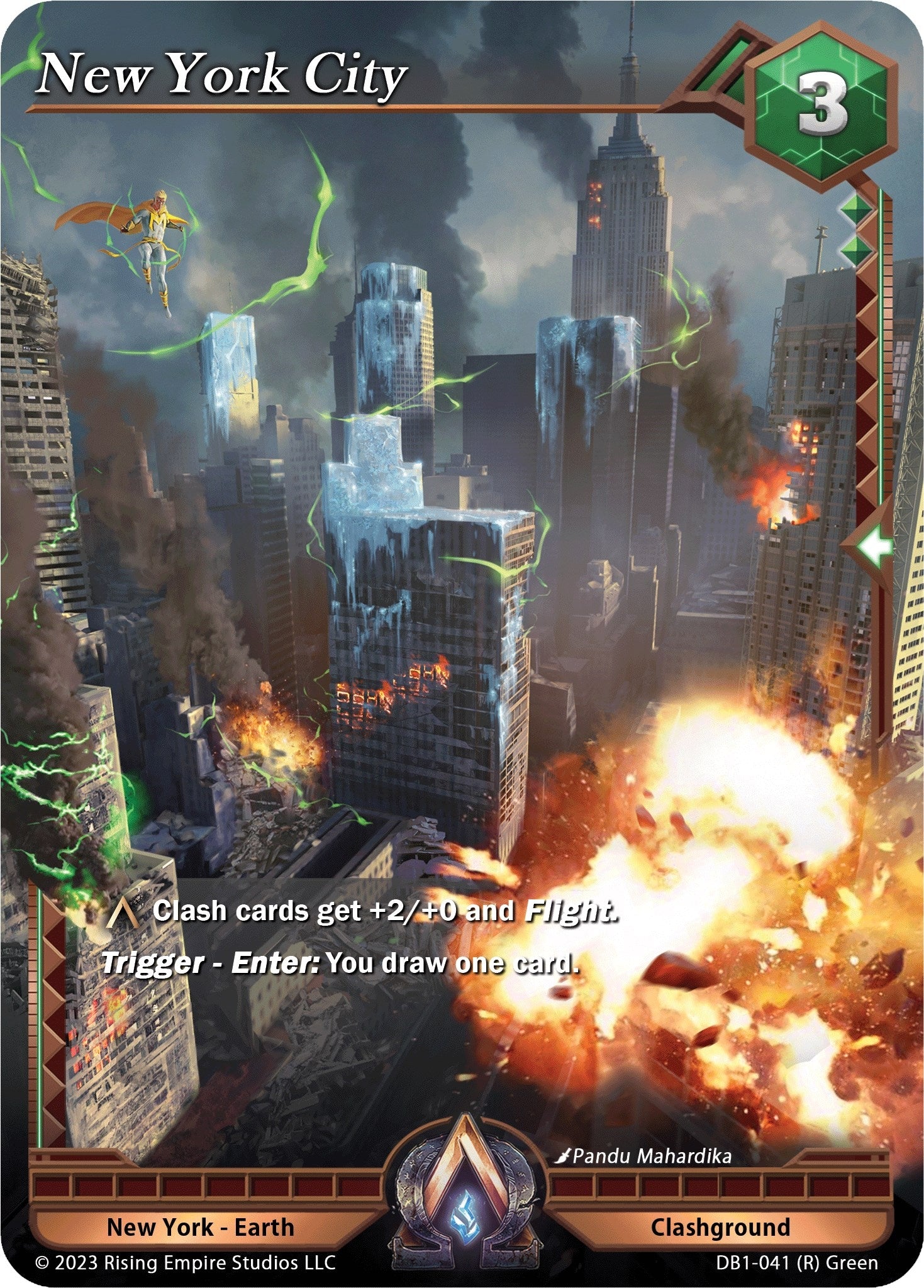 Image for New York City (Year of the Dragon) (DB1-041) - Alpha Clash