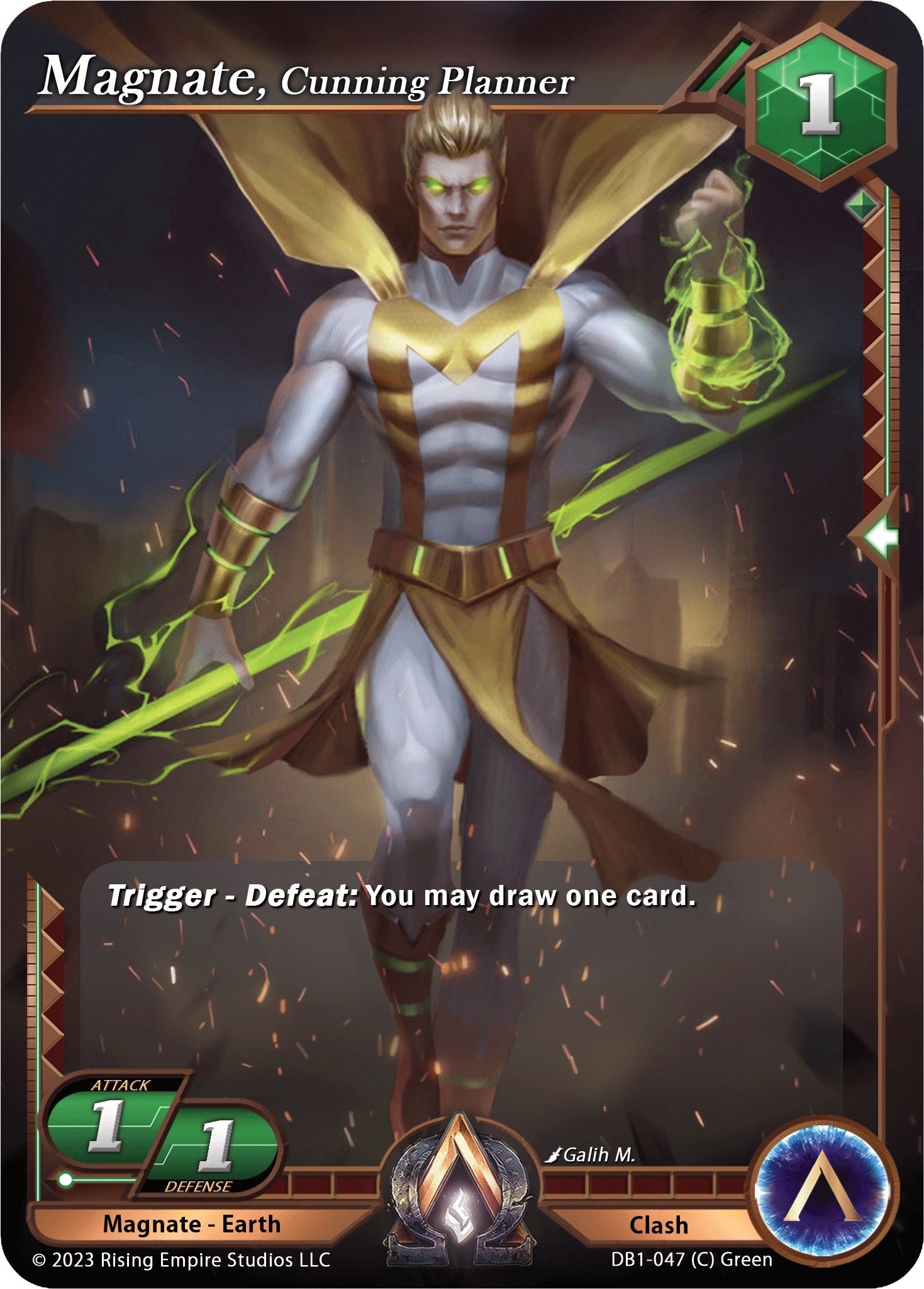 Image for Magnate, Cunning Planner (Year of the Dragon) (DB1-047) - Alpha Clash
