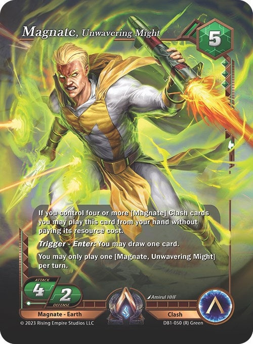 Image for Magnate, Unwavering might (Year of the Dragon) (DB1-050) - Alpha Clash
