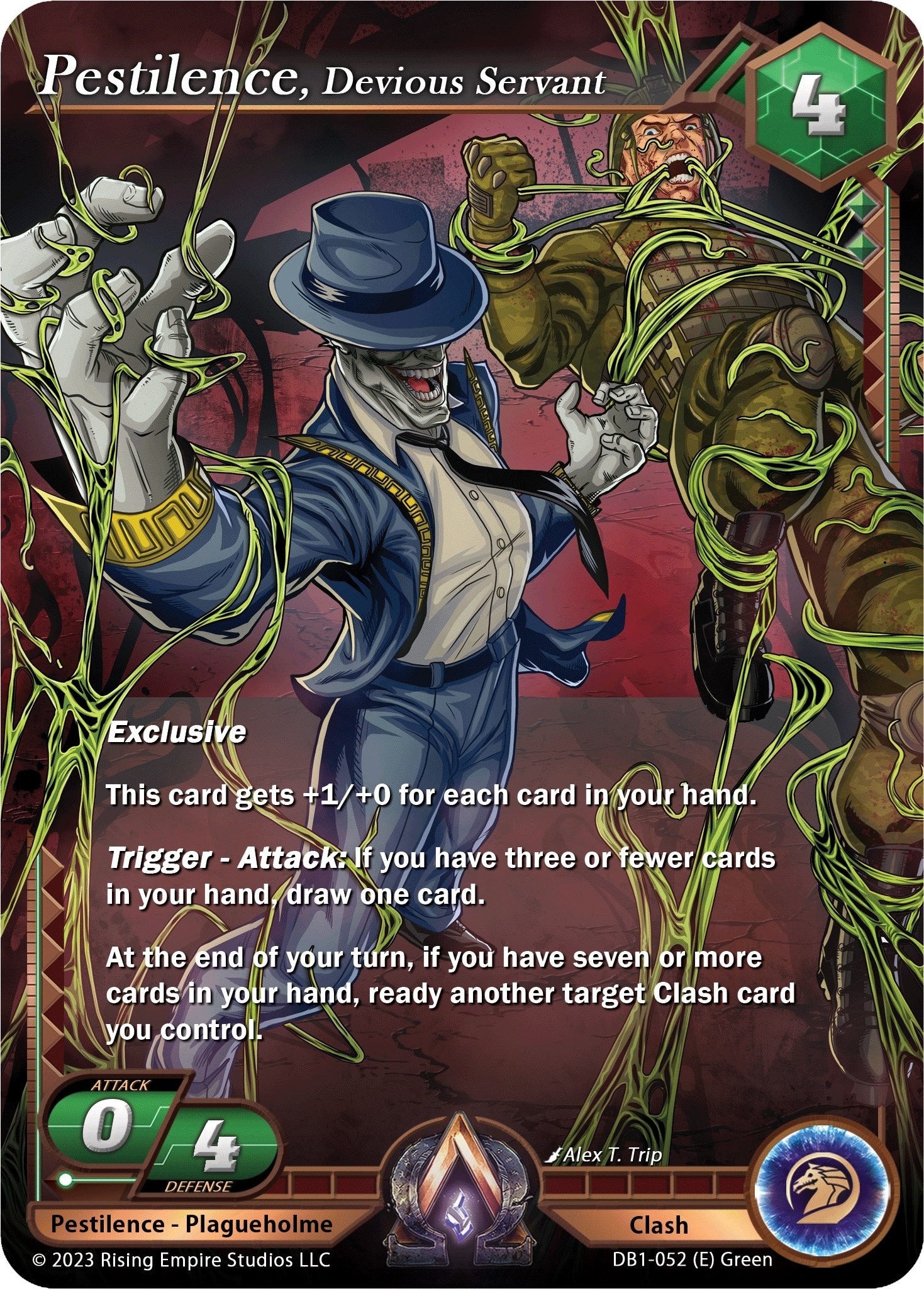 Image for Pestilence, Devious Servant (Year of the Dragon) (DB1-052) - Alpha Clash