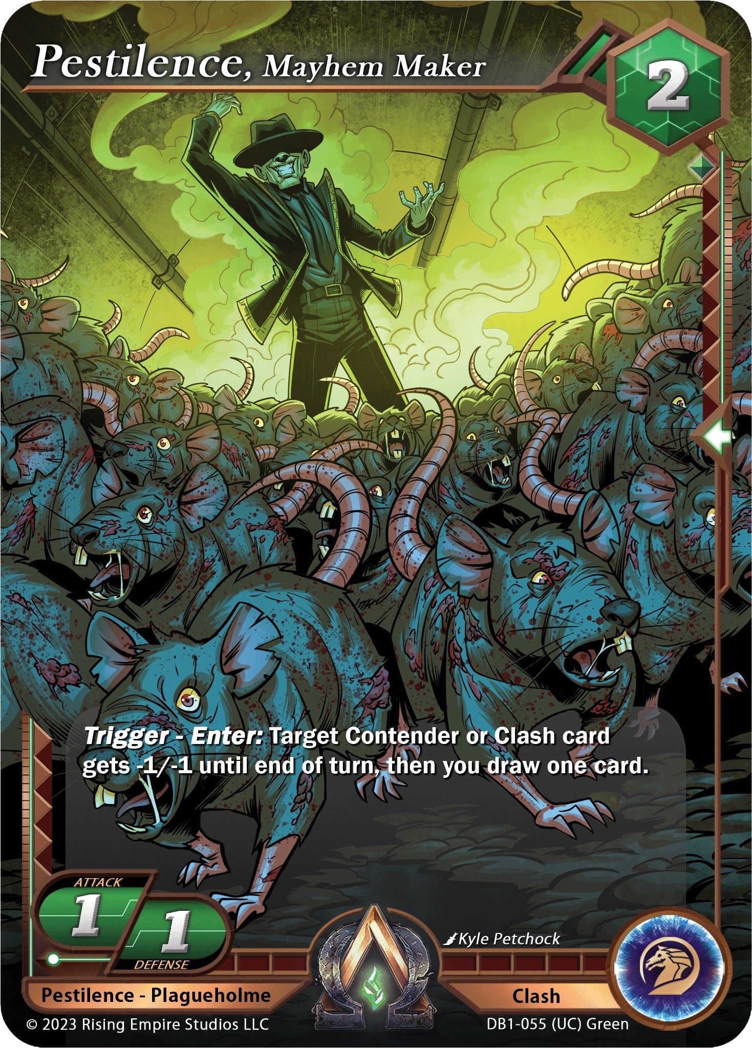 Image for Pestilence, Mayhem Maker (Year of the Dragon) (DB1-055) - Alpha Clash