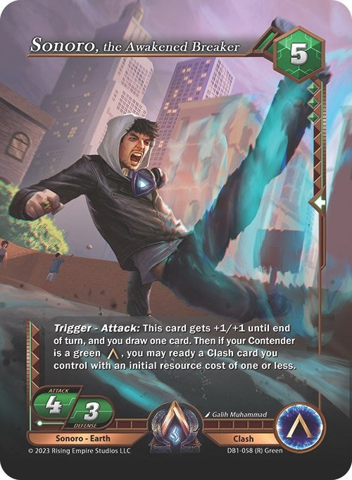 Image for Sonoro, the Awakened Breaker (Year of the Dragon) (DB1-058) - Alpha Clash