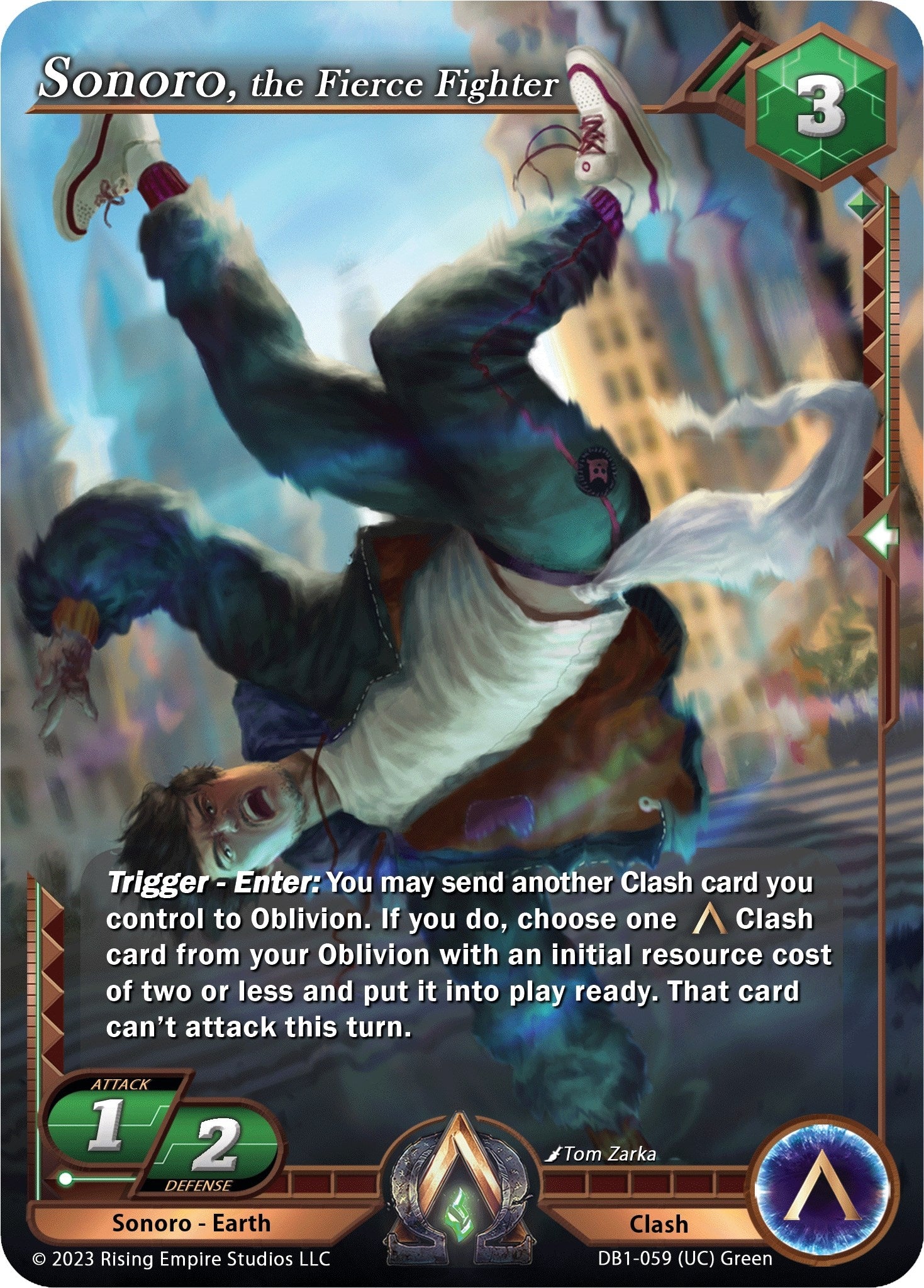 Image for Sonoro, the Fierce Fighter (Year of the Dragon) (DB1-059) - Alpha Clash