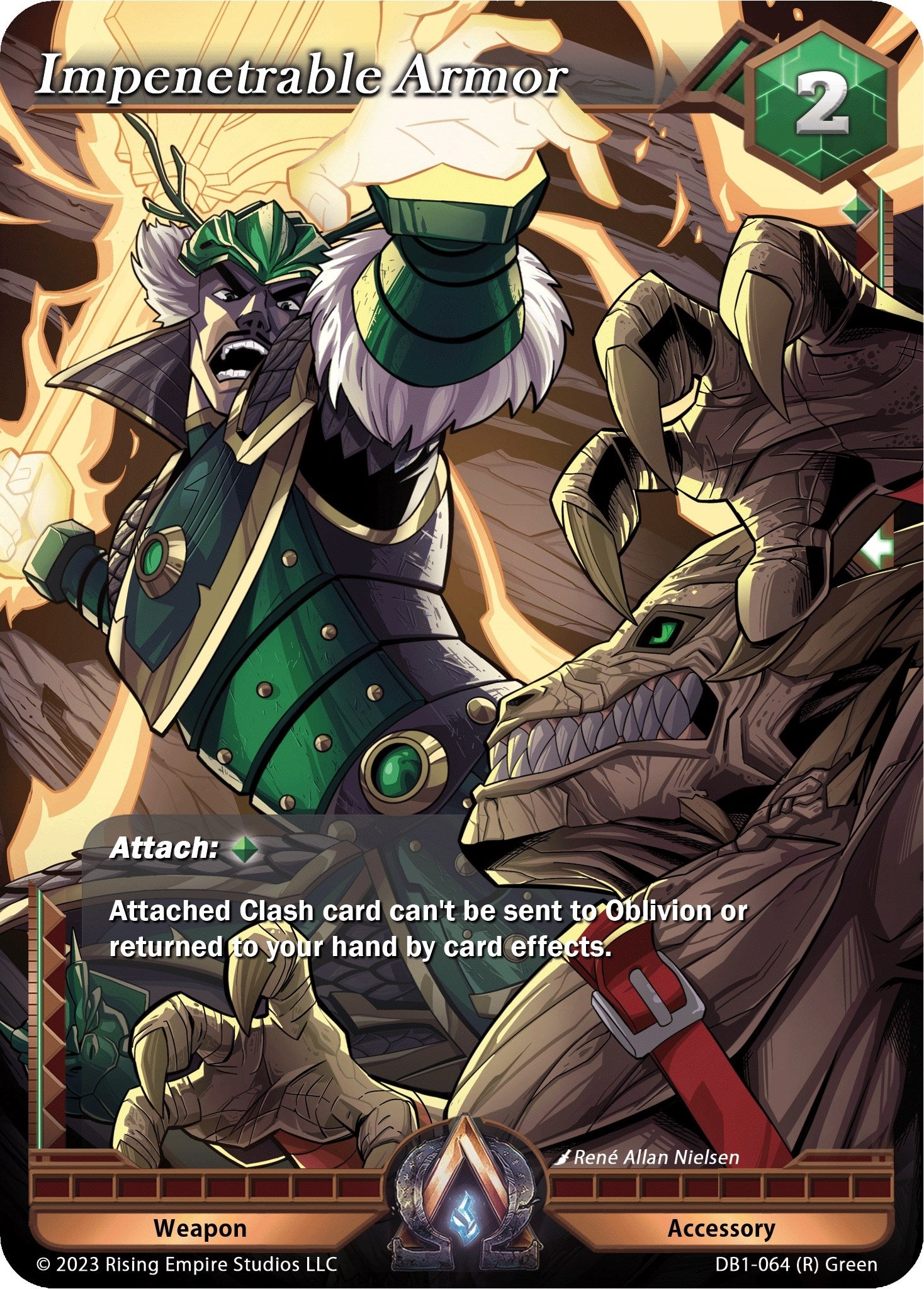 Image for Impenetrable Armor (Year of the Dragon) (DB1-064) - Alpha Clash