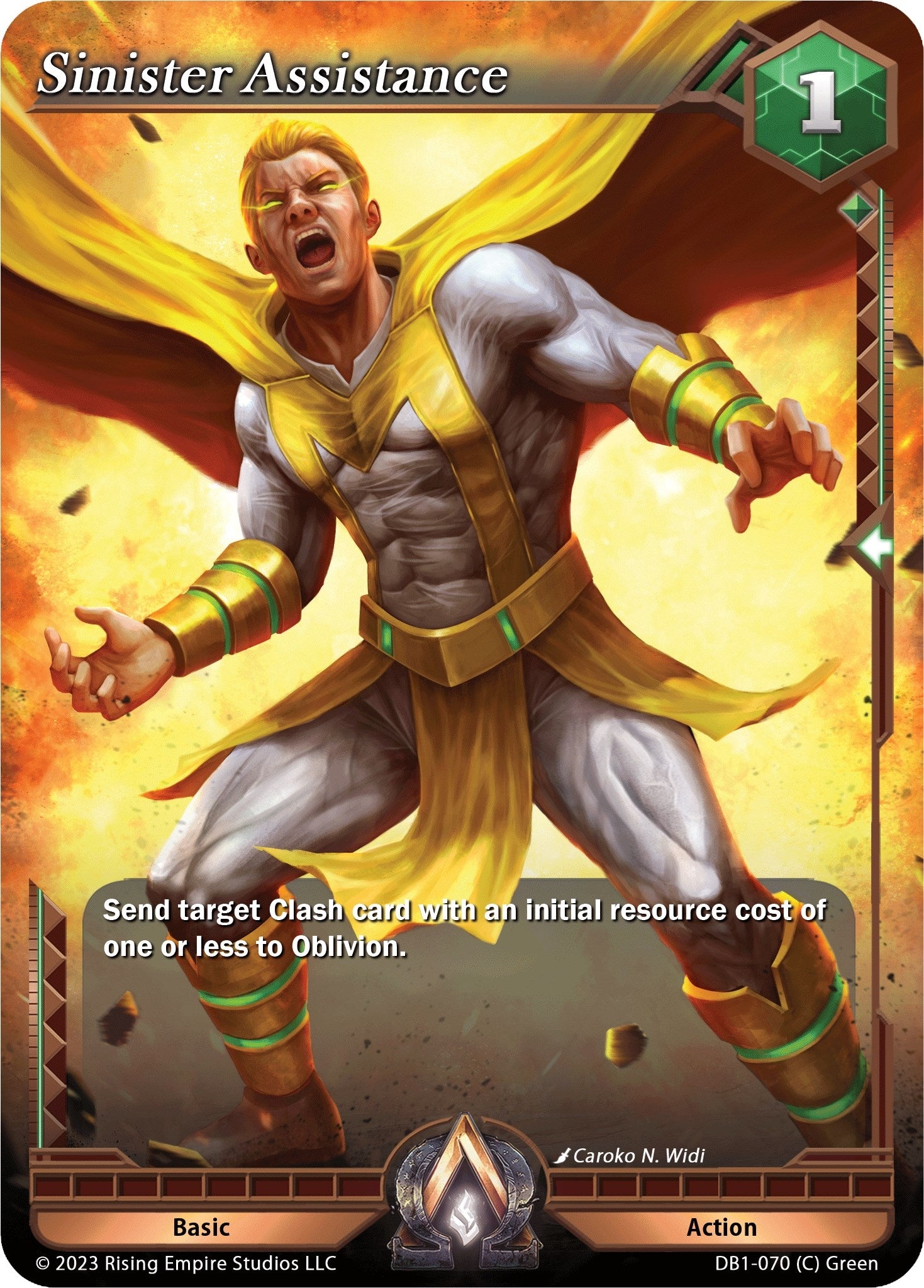 Image for Sinister Assistance (Year of the Dragon) (DB1-070) - Alpha Clash