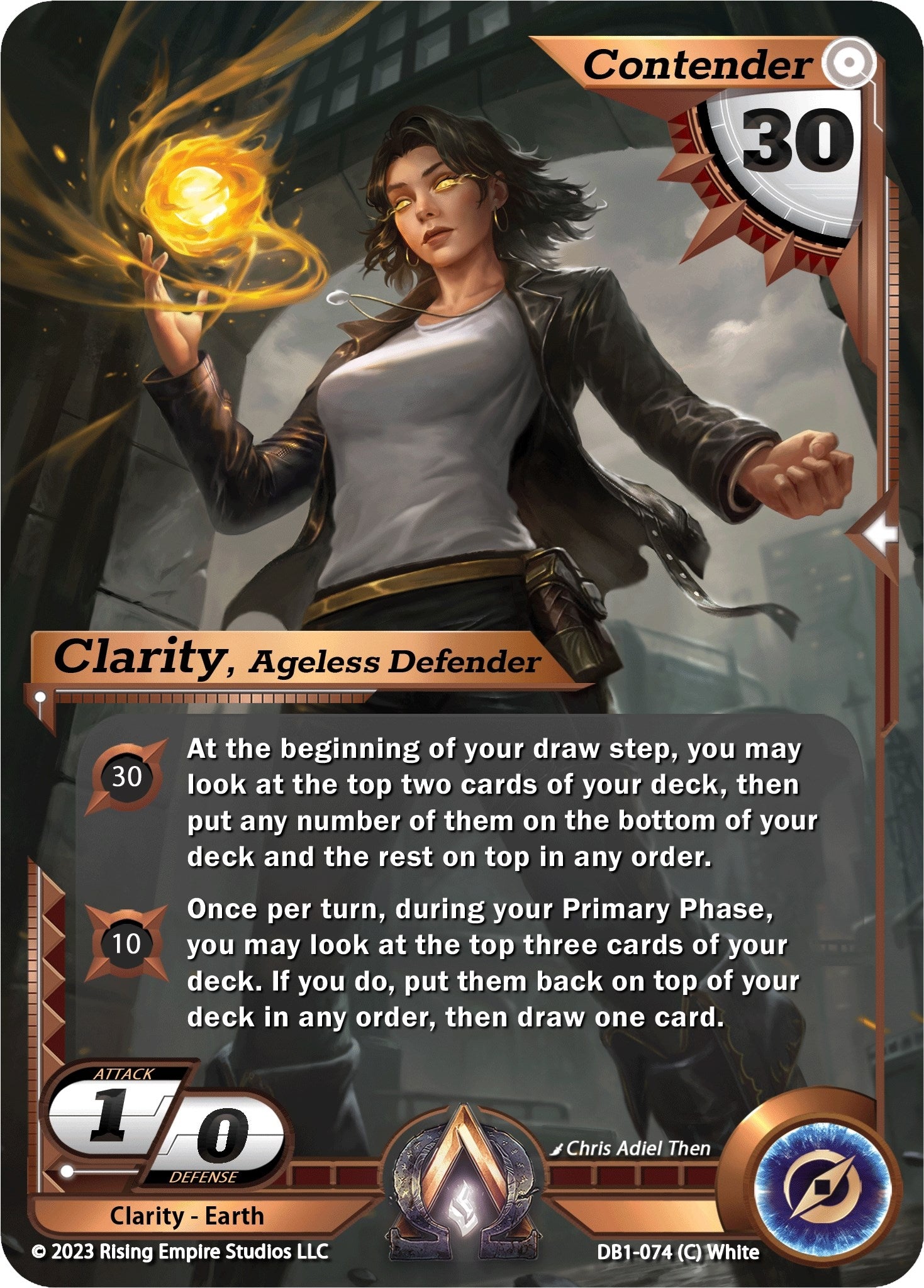 Image for Clarity, Ageless Defender (Year of the Dragon) (DB1-074) - Alpha Clash