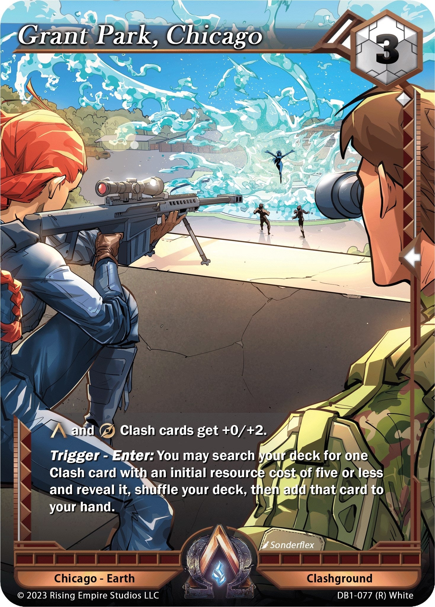 Image for Grant Park, Chicago (Year of the Dragon) (DB1-077) - Alpha Clash