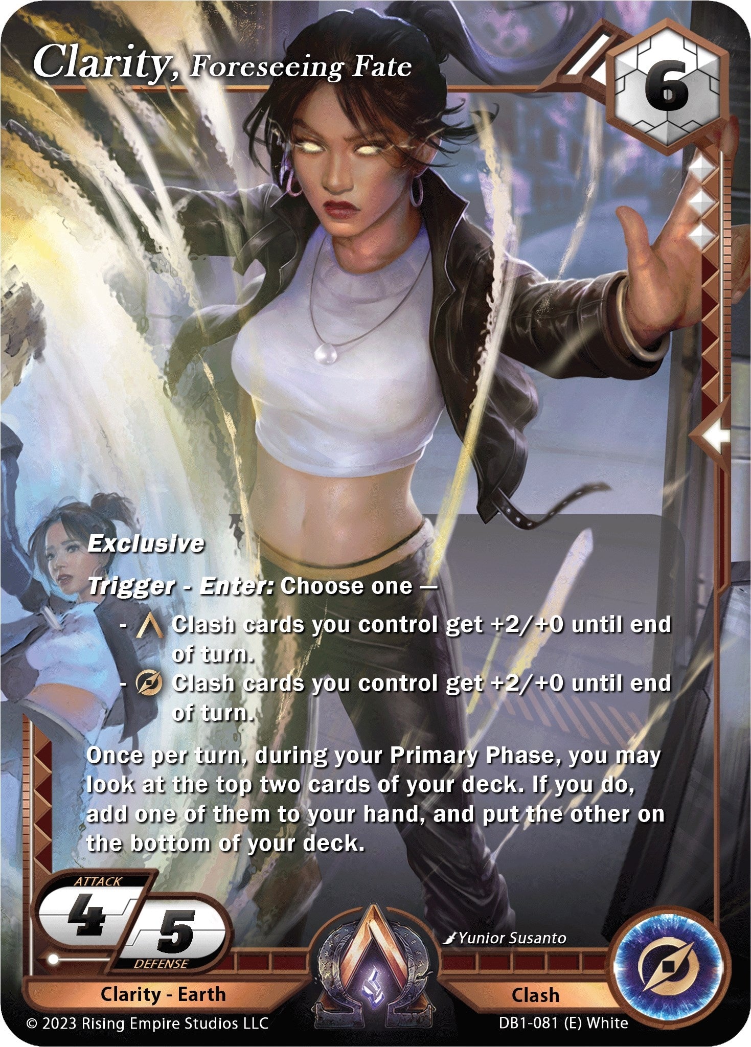 Image for Clarity, Foreseeing Fate (Year of the Dragon) (DB1-081) - Alpha Clash