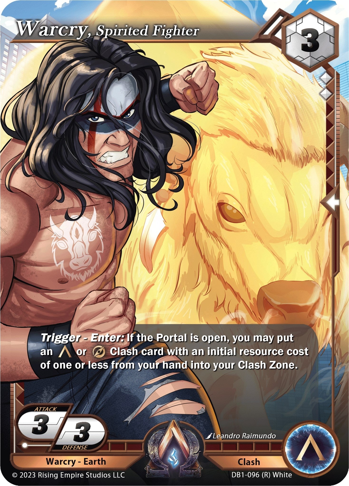 Image for Warcry, Spirited Fighter (Year of the Dragon) (DB1-096) - Alpha Clash